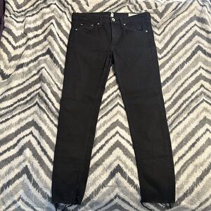 rag & bone Black High-Rise Skinny Jeans
